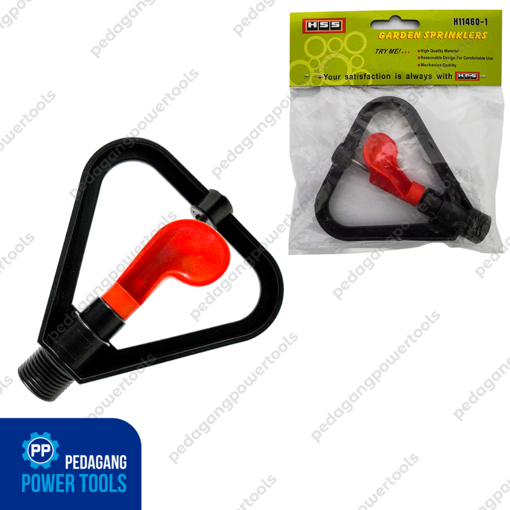 HSS Semprotan Air Springkel Kupu-Kupu 1/2&quot; Plastik Rotary 360 Taman