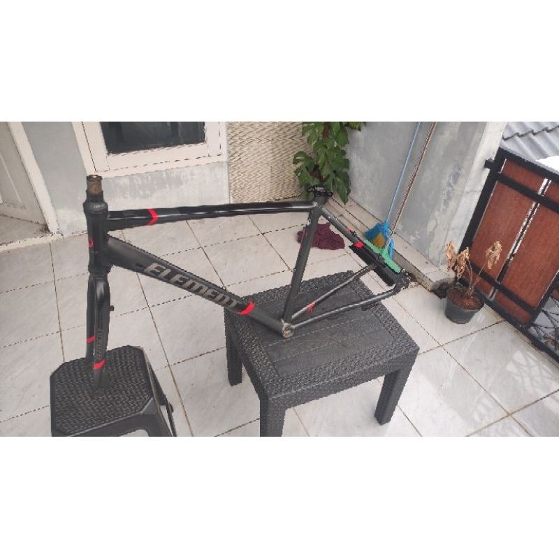 frameset sepeda roadbike element frc 38 size 50 gravel hybrid alloy