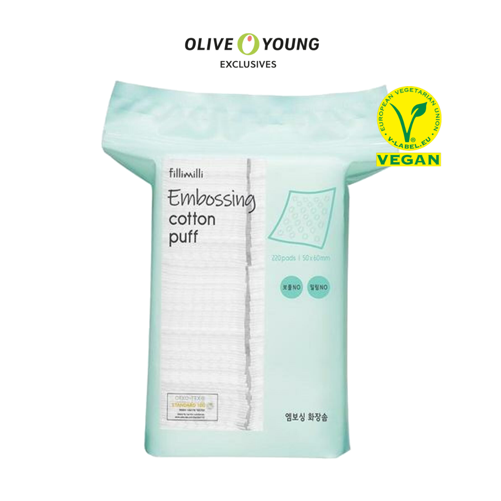 sHopYi- Fillimilli Embossing Cotton Puff (220P)_N