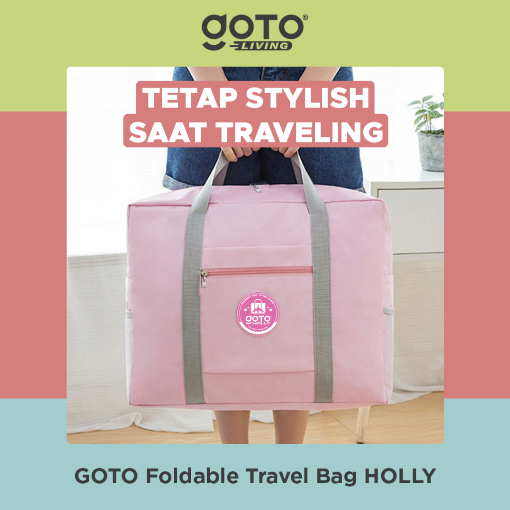Goto Holly Tas Travel Bag Jinjing Lipat Waterproof Anti Air Hand Carry