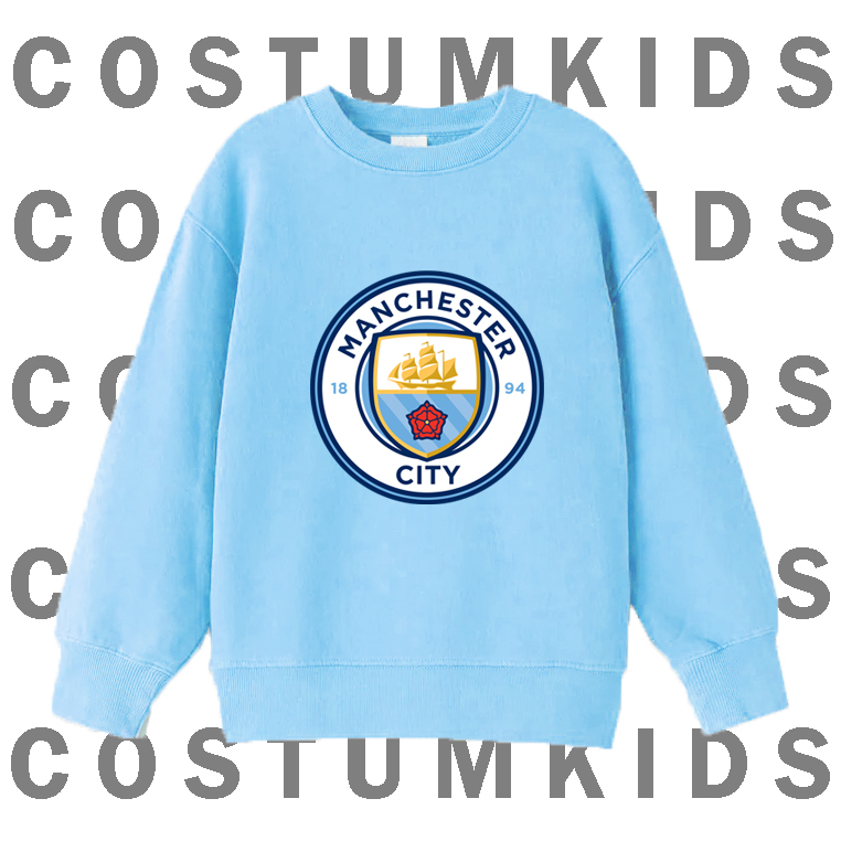 JAKET SWEATER ANAK ANAK BOLA MANCHESTER CITY FC