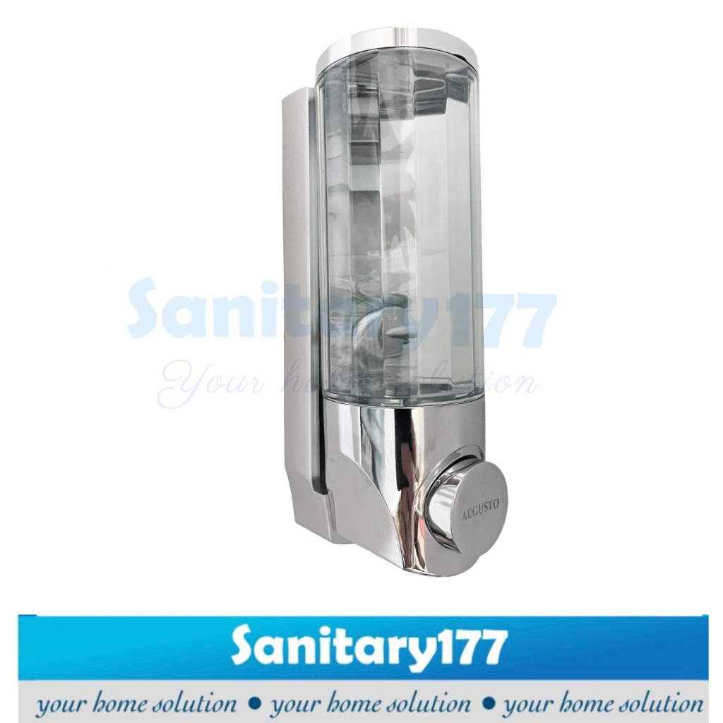 Dispenser sabun cair augusto crom Single 350ml- tempat sabun cair sunglight dapur kitcher kamar mandi sanitizer