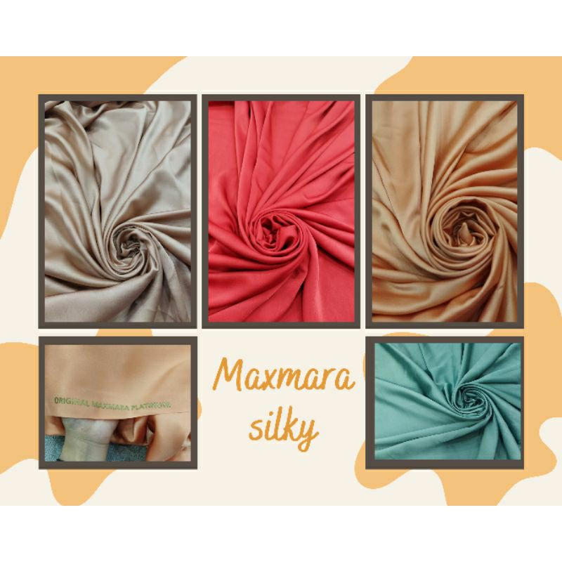 Satin Mxmr premium silky/maxmara silky/satin maxmara/kain polos maxmara/kain satin maxmara/bahan satin maxmara/bahan maxmara satin/bahan polos maxmara