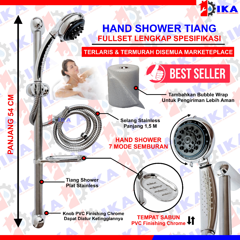 paket shower tiang stainless hitam FIORENTINO + kran cabang PROMO TERMURAH / Paket Shower Kamar Mandi dan Kran Shower Cabang - 1/2 Inch Stainless 5 Mode Fungsi /  shower tiang set coulomn minimalis black / hitam PROMO TERMURAH