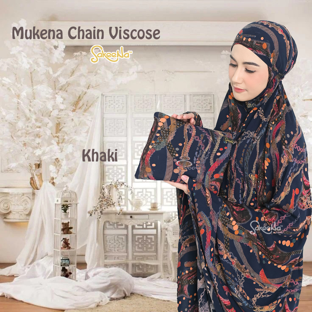 Mukena Chain Viscose Sakeena Dewasa Premium