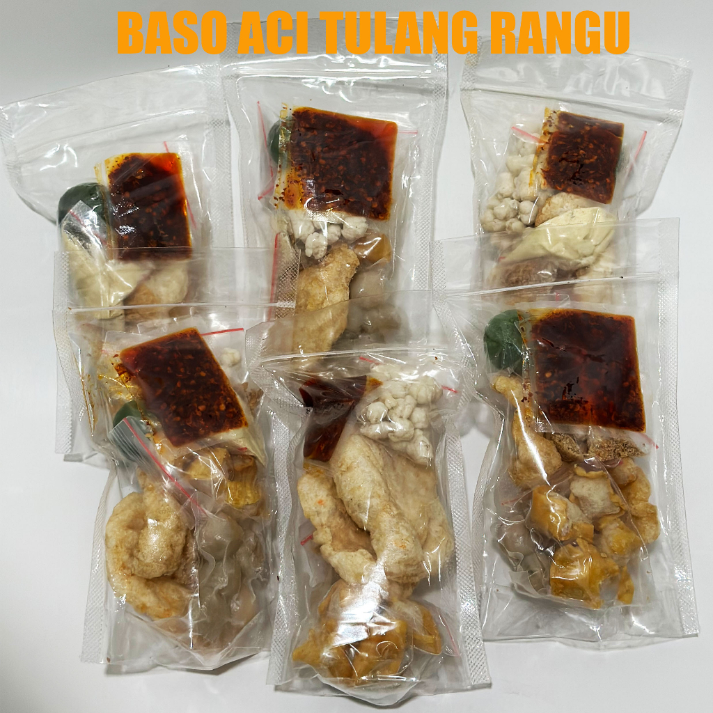 BASO ACI TULANG RANGU Paket Hemat BUMBU KHAS  ISI 1 PCS