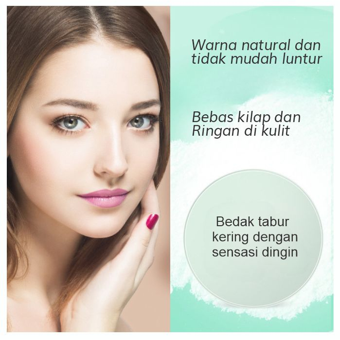 Bedak Tabur Dry Cool Mineral Loose Powder Lembut dan Ringan