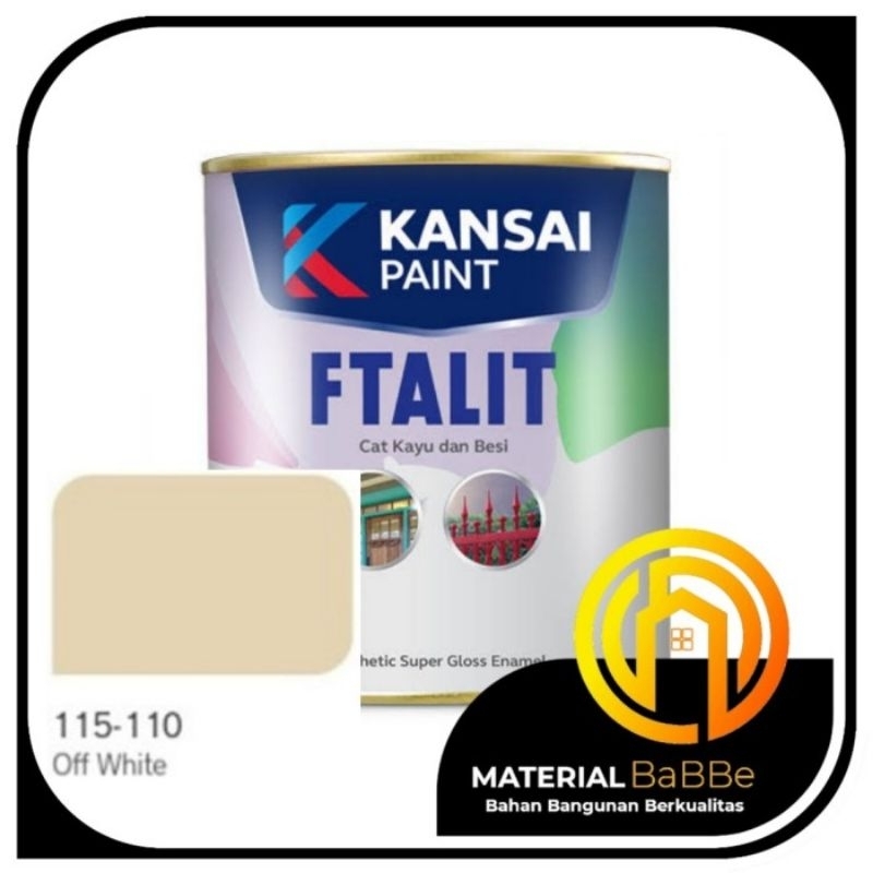 Ftalit 110 Off White 1 kg | Kansai Paint Cat Kayu dan Besi