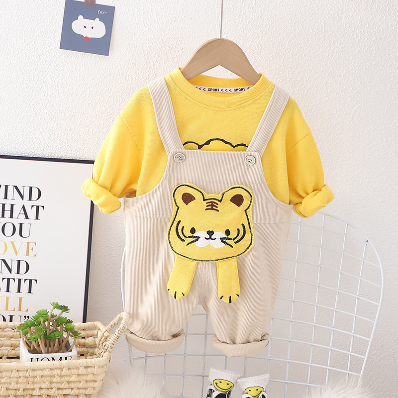 Baju kodok usia 6 bulan - 4 tahun setelan premium anak laki laki lucu motif YELLOW TIGER