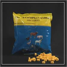 Vitamin ternak B Complex Tablet isi 1000 USFA Bcomplex / Bkomplek Vitamin B Komplek B Kompleks Hewan