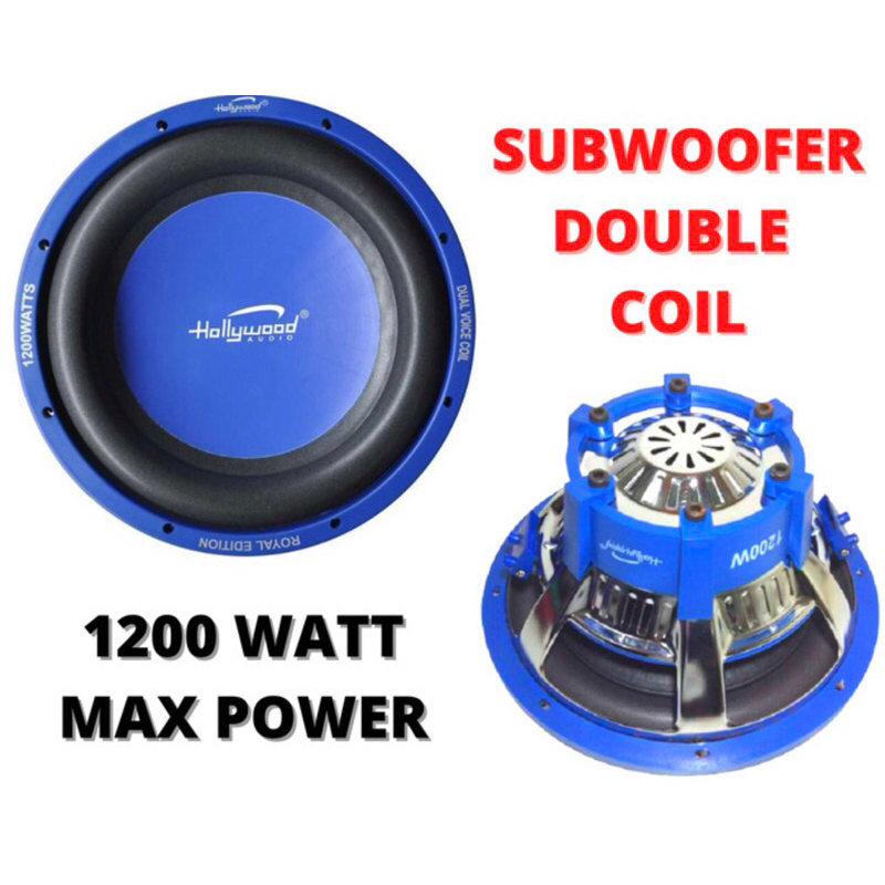 Subwoofer Hollywood Royal 12inch dc 1200watt