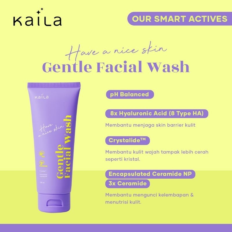 KAILA Have A Nice Skin Gentle Facial Wash 100ml