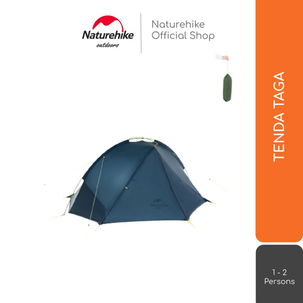 TENDA TAGA 2P / 2 ORANG ULTRALIGHT CAMPING NATUREHIKE NH17T180-J