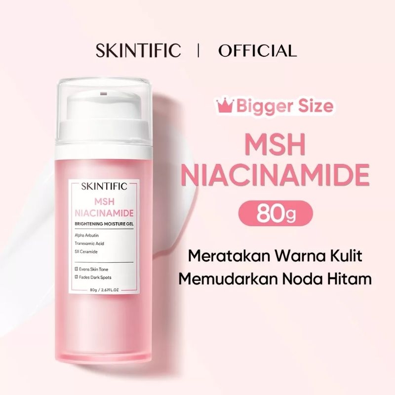 SKINTIFIC MSH Niacinamide Brightening Moisture Gel 80gr