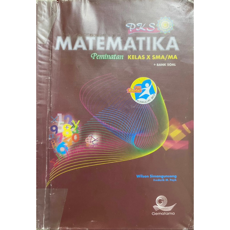 

Buku Matematika Peminatan Kelas 10