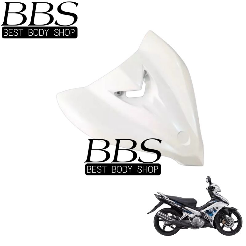 Cover Body Dasi Depan Yamaha Jupiter MX New | Bodi Tameng Dada Depan Jupiter MX New Warna Putih