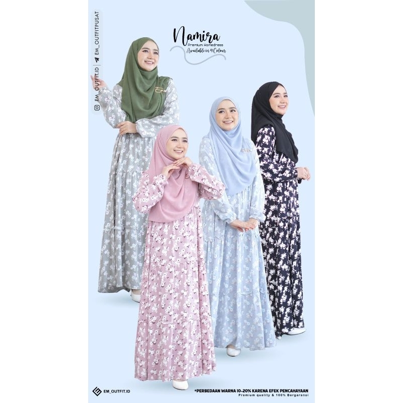 NAMIRA DRESS BY E.M_OUTFIT. READY STOCK