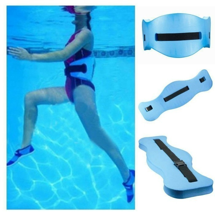 SWIM aqua BELT SABUK RENANG TERAPI jalan WATER JOGGING PEMULA DEWASA AQUA WATER GYM BELT-alat terapi air latihan renang fitness aqua jogging belt sport Floating Rehab Support Belt swim belt olahraga di air sabuk pelampung pinggang air water belt healthy