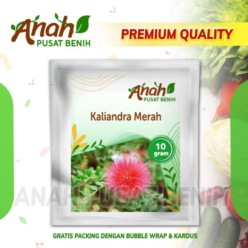 Benih Kaliandra merah pagoda pakan ternak 10 gram / Bibit pakan ternak super
