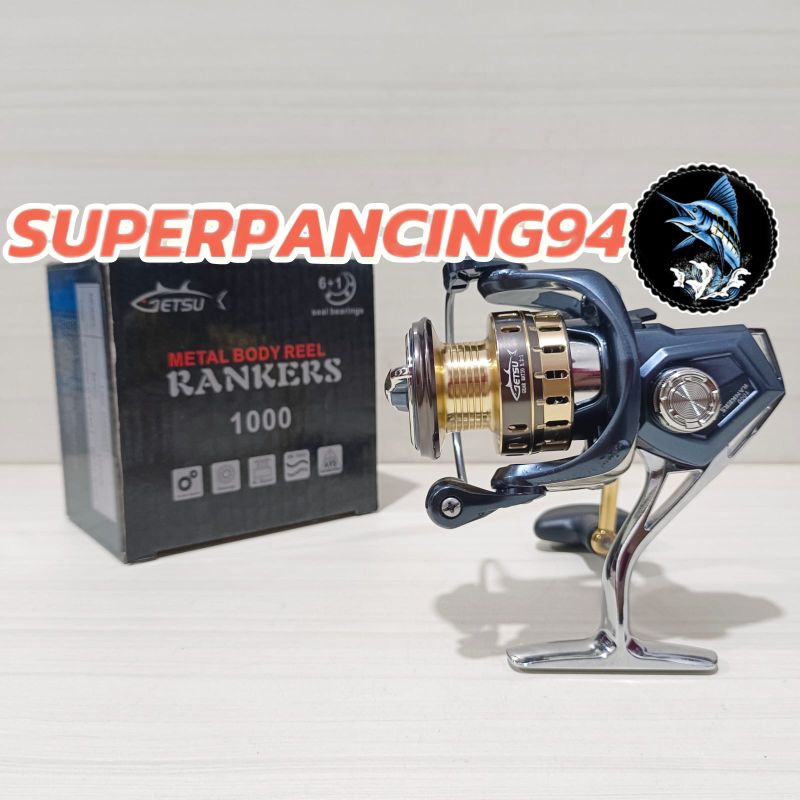 Reel Getsu Rankers 1000 / 3000 / 6000 (Power Handle)(Metal Body)
