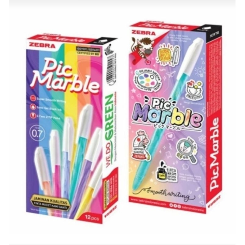 

Pena Zebra Gel Pic Marble