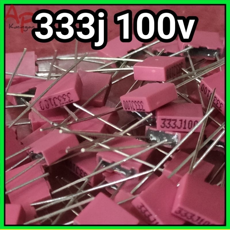 10pcs capacitor mkm kapasitor 33n 333 333j kualitas bagus