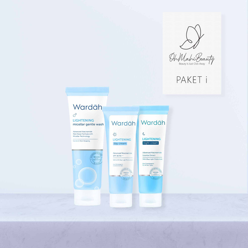 Wardah Lightening Series 1 paket isi 3
