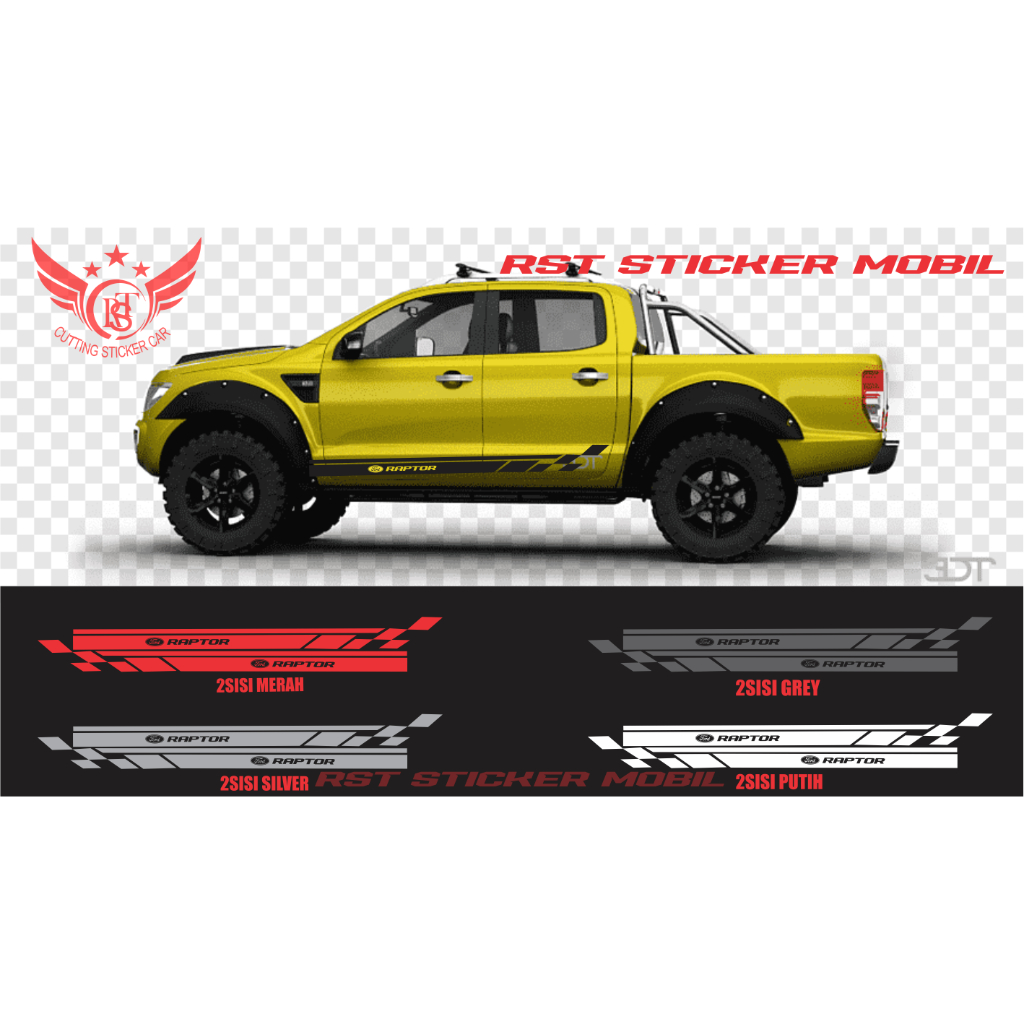 terbaru sticker stiker raptor cutting sticker mobil ford raptor terbaru