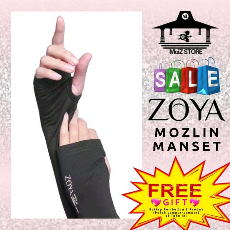 Zoya Mozlin Manset Tangan Jempol Lengan Panjang Pria Wanita Murah Zoya