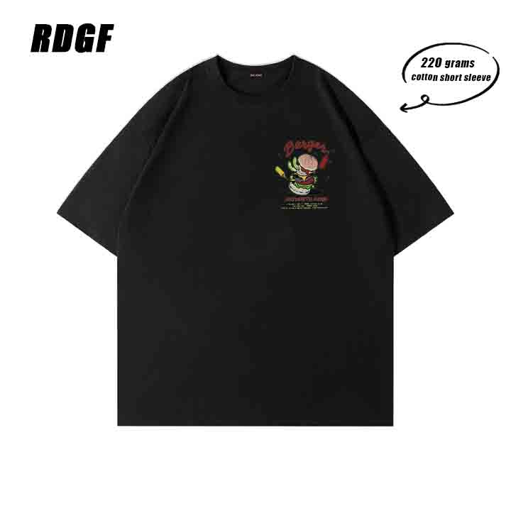 RDGF Kaos Hitam Pria Keren Dari Bahan Cotton kaos vintage hitam PRIA &amp; WANITA (UNISEX)/A0120