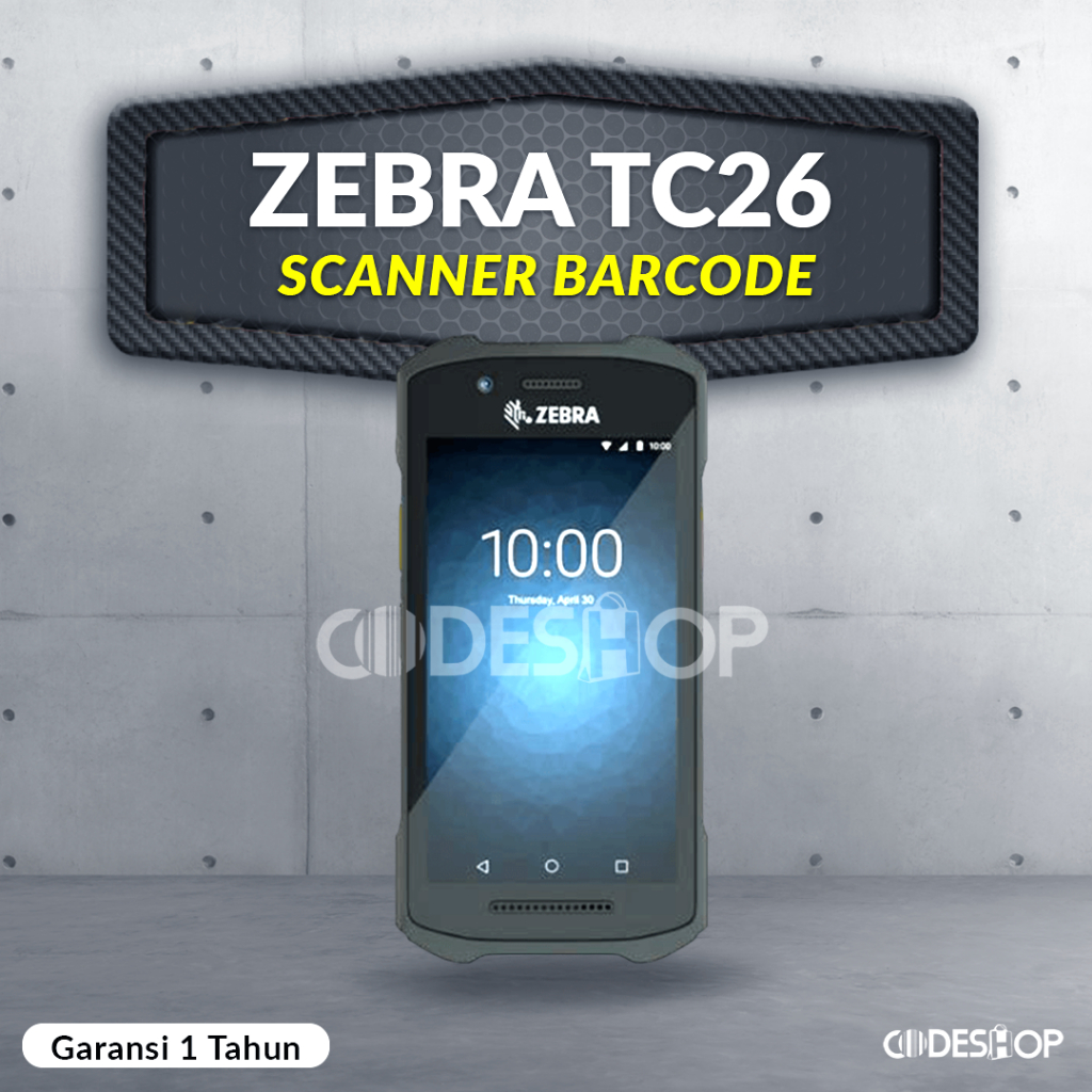 Mobile Scanner Barcode ZEBRA TC26 PDT PDA Android 2D SIM