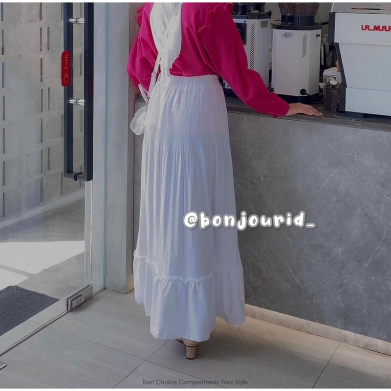 INARA RUFFLE SKIRT | ROK RUFFLE INARA | ROK RUFFLE | ROK WANITA ANTI NERAWANG