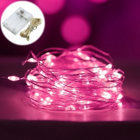 ELFYDO Lampu Tumblr Kawat Mini Lampu Hias Tumblr Dekorasi Baterai Lampu Kawat LED