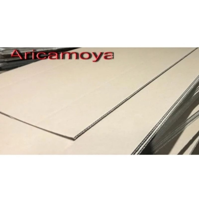 

Kardus lembaran ukuran 30 x 21 cm single wall polos