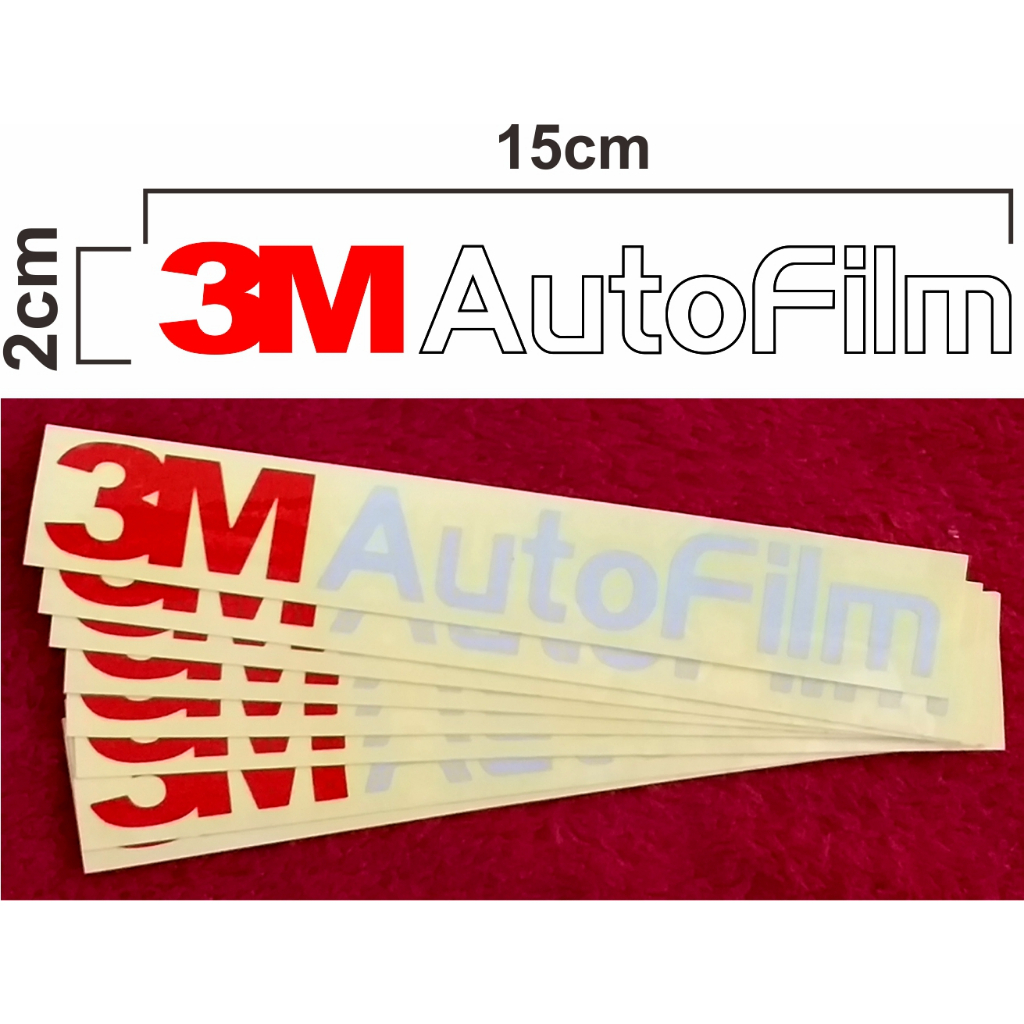 Stiker cutting 3M AutoFilm, sticker kaca film mobil