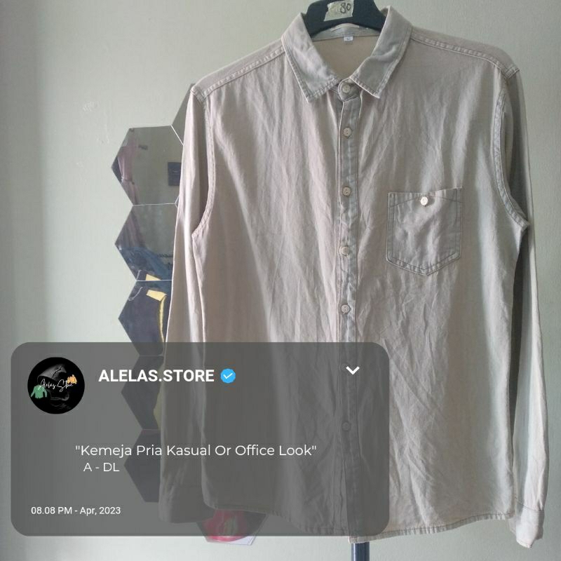 Kemeja Pria Kasual Or Office Look A - DL