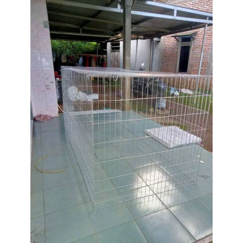 kandang galvanis/ tenggaran ayam/kandang ayam galvanis ukuran 200×100×100