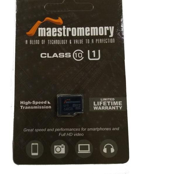 Micro SD Maestro  CLASS10 Non Adaptor 8GB 16GB 32GB 64GB 128GB  Micro SD HC/Vgen/V-Gen/Card/Memori speed up to 95mbps