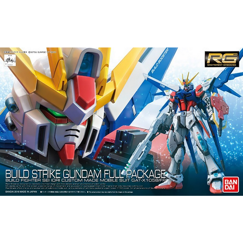 RG Build Strike Gundam Full Package ORI BANDAI NEW