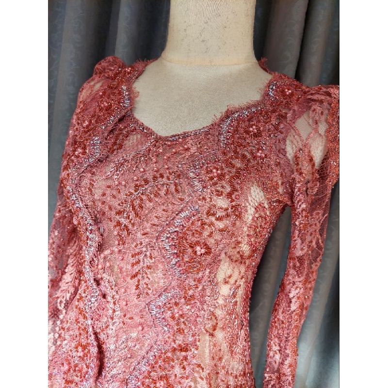 kebaya modern kebaya kutu batu kebaya bali tangan kerut full payet