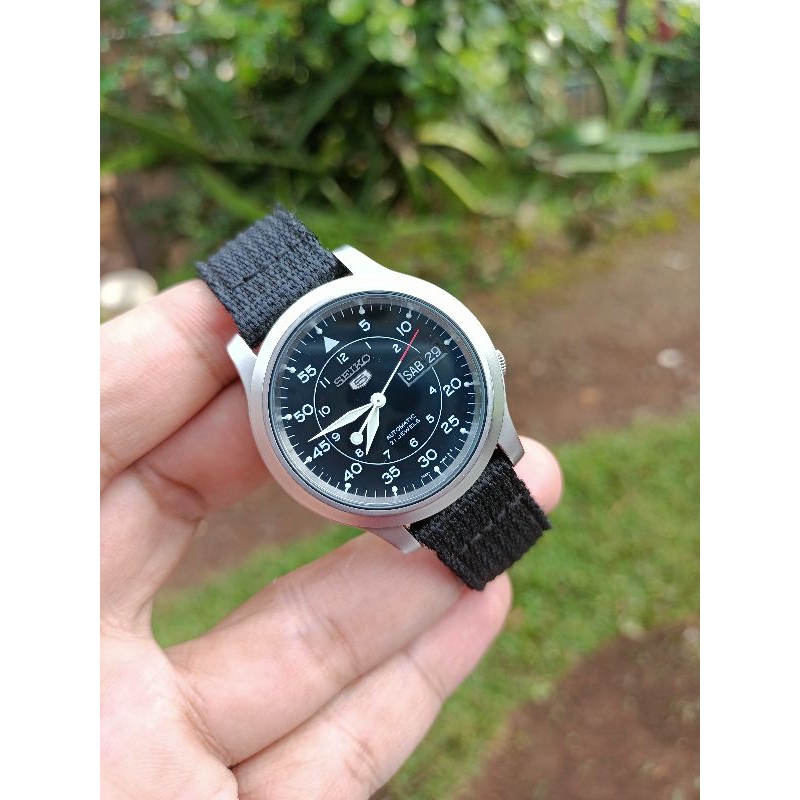 jam tangan seiko military snk809 second