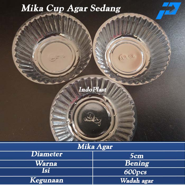 Mika Agar/Mika Plastik/Mika Mega Cup Agar Sedang