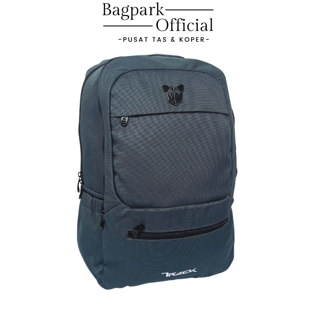 Tas Ransel Pria Tracker Original Tas Backpack Laptop Tas Ransel Sekolah Tas Kerja Kuliah Motif SImple Free Rain Cover