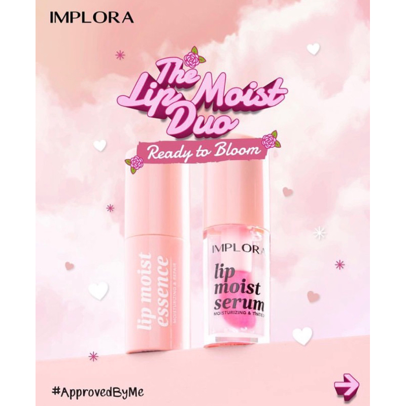 IMPLORA Lip Moist Essence 2.85gr | Lip Moist Serum | Lip Oil - Pelembab Bibir | Perawatan Bibir