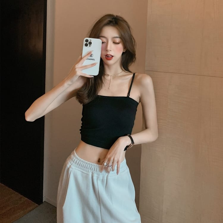 HUES.ID Tanktop Kemben Singlet Crop Tali tidak bisa lepas 1127