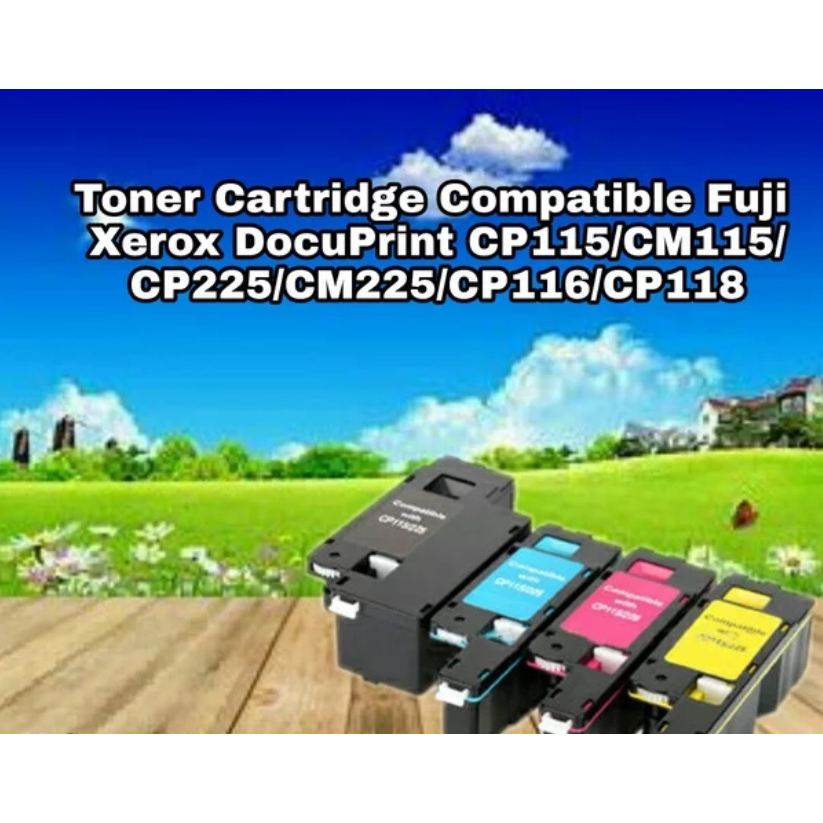 Toner Cartridge Compatible Fuji Xerox DocuPrint CP-115 CP115 CM115 CP225 CM225 CP116 CP118 COLOR
