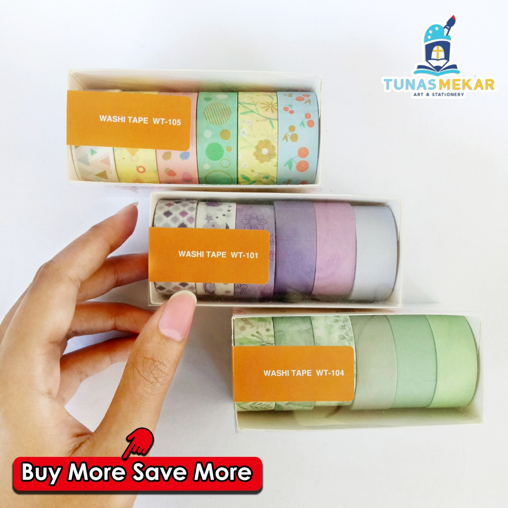 Joyko Washi Tape Kertas Perekat Warna