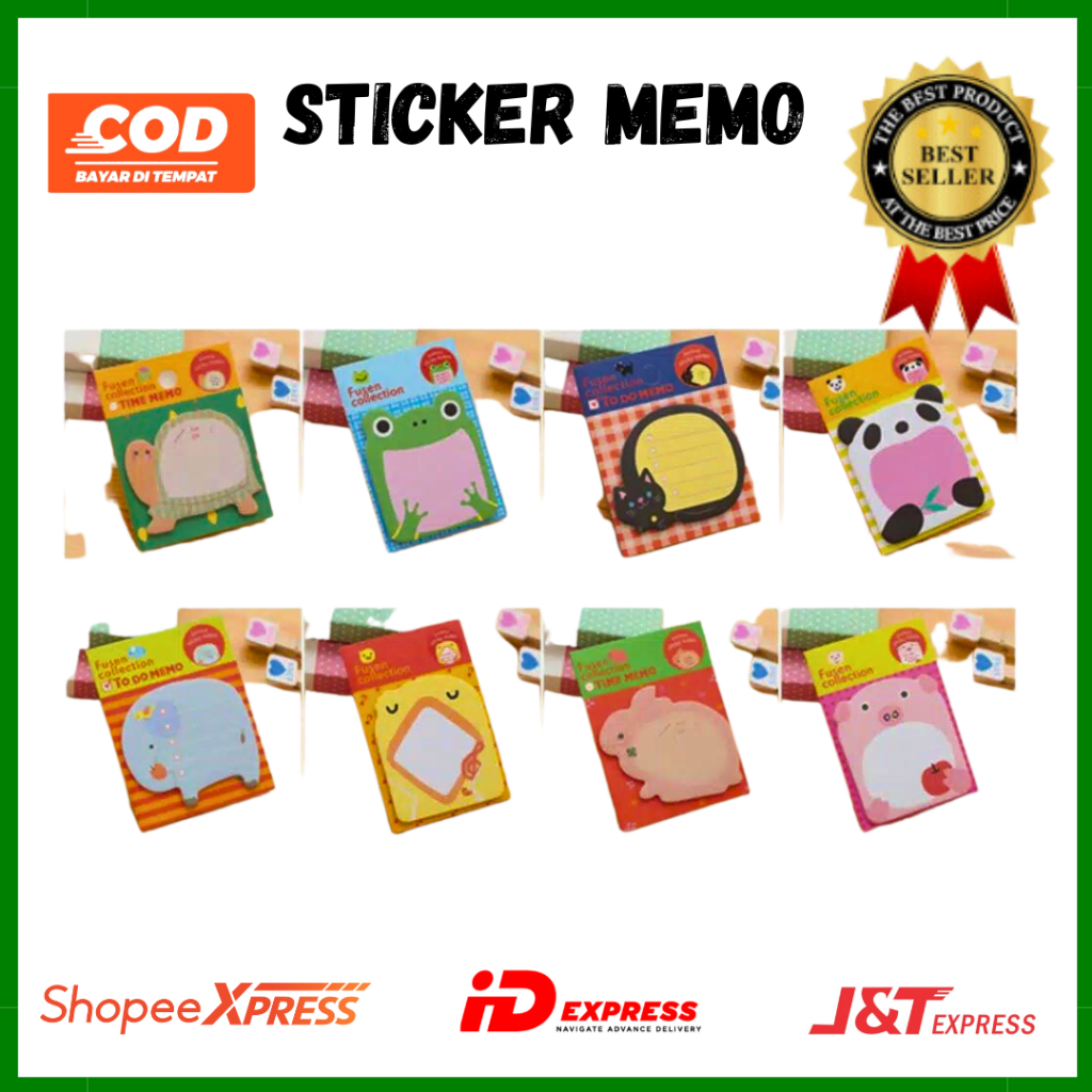 

❣️FINNS❣️ Sticky Notes Note Book Catatan Kecil Pengingat Menulis Catatan Banyak Motif Random Gemes Travel Size