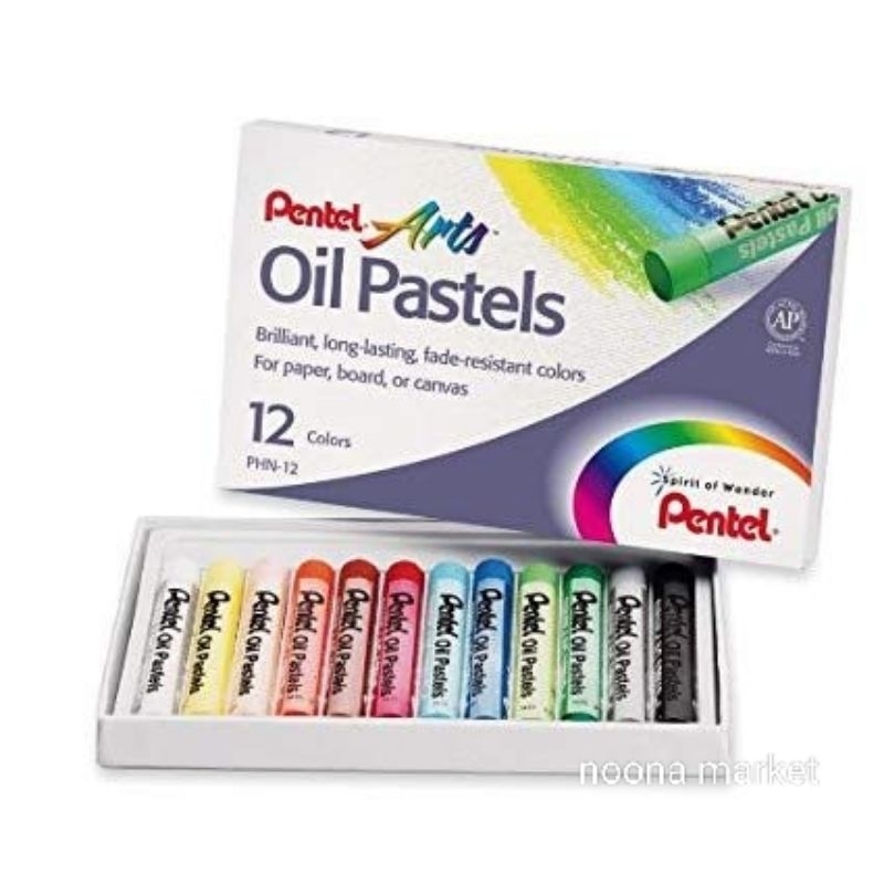 

Oil Pastels Pentel 12 Warna / Crayon Pentel