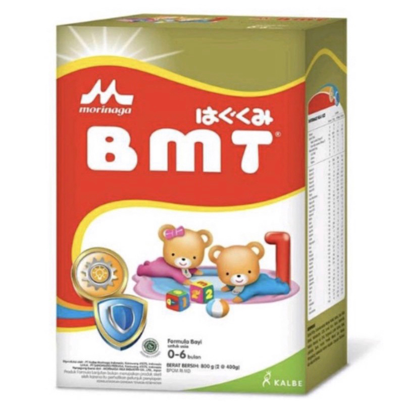 Morinaga BMT Reguler 800 Gram Untuk Bayi Baru lahir 0-6 Bulan.